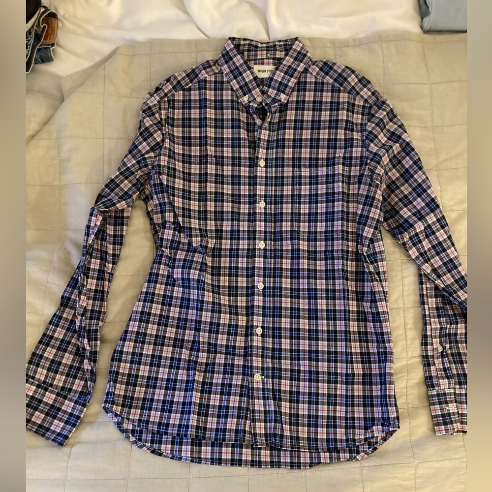 Taylor Stitch long sleeve button up shirt, size 40 (M)